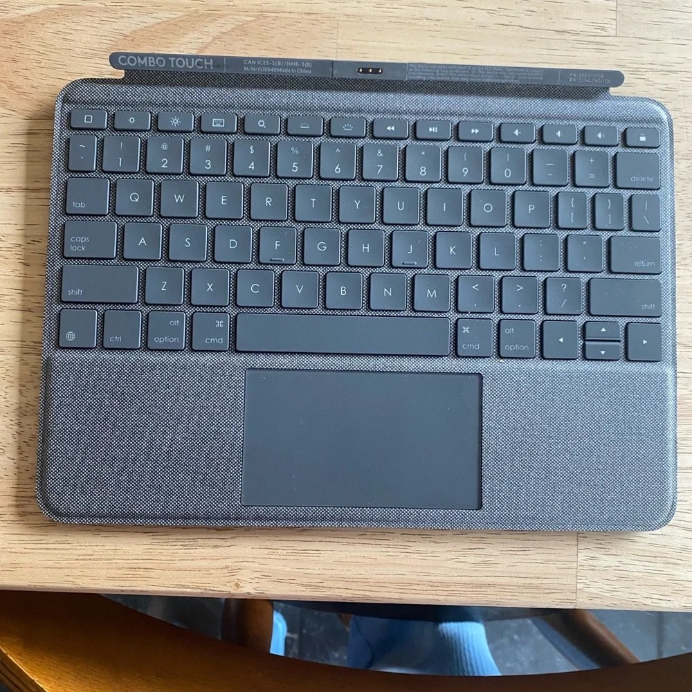 Logitech Combo Touch: Gray Tablet with Keyboard Case